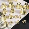50pcs Wind Chime Gold Small Bell DIY Crafts Small Horn Gingle Bell Jingle Bell  Wedding