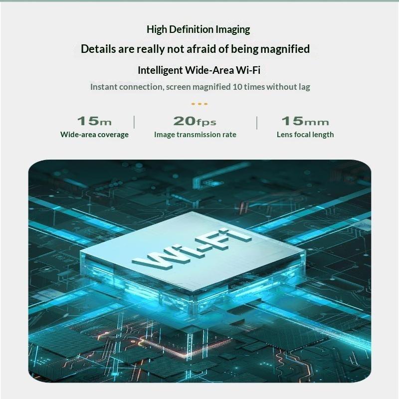 Wi-Fi Визуальный Удалятор Ушной Серы HD Камера 6 Силиконовых Насадок Type-C Перезаряжаемый Для Ежедневного Ухода за Ушами всей Семьи