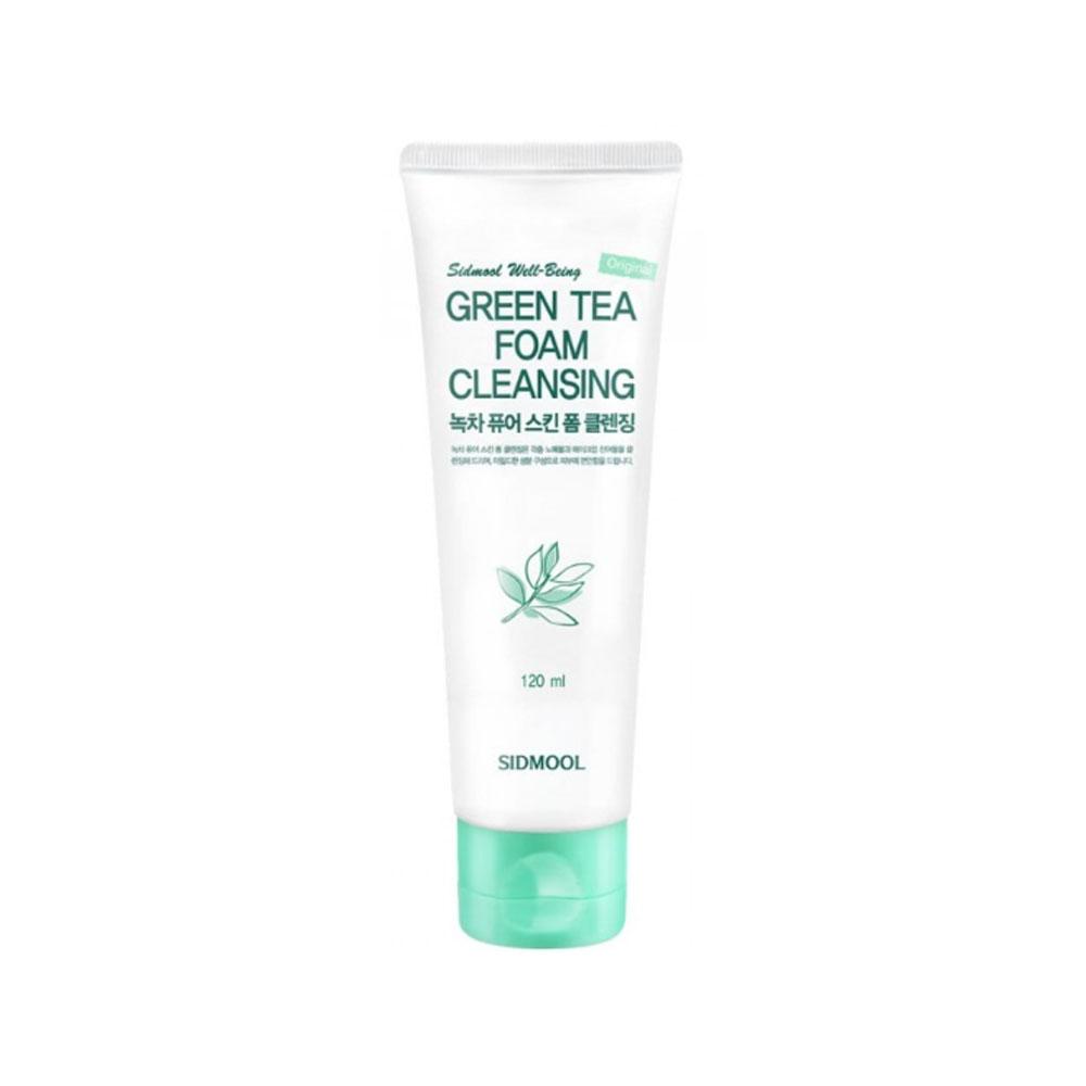 SIDMOOL Очищающая пенка для кожи Pure Skin с зеленым чаем 120 мл