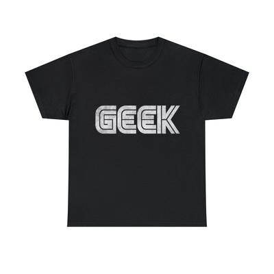 Ретро футболка с гик-графикой, S-5XL