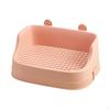 Bunny Potty Corner Litter Box for Small Pets with Snap Fastener Indoor Cage Pan
