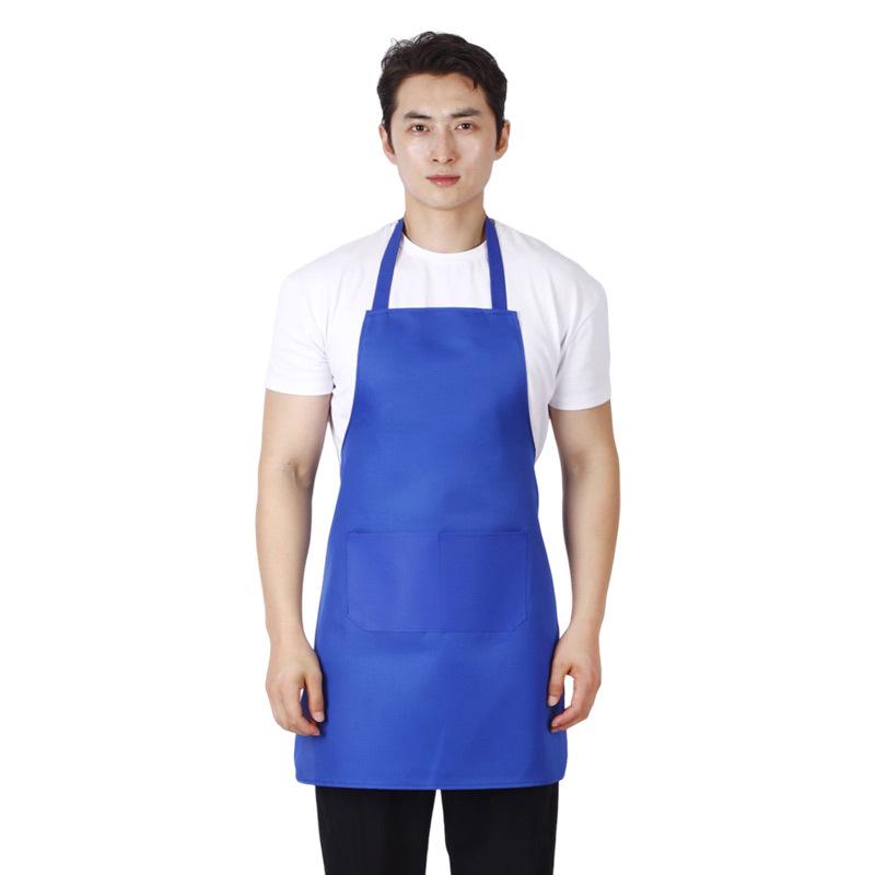 Вельветовый фартук Oxford с отделкой под персиковую кожу: Униформа для ресторана и кафе с завязками на шее