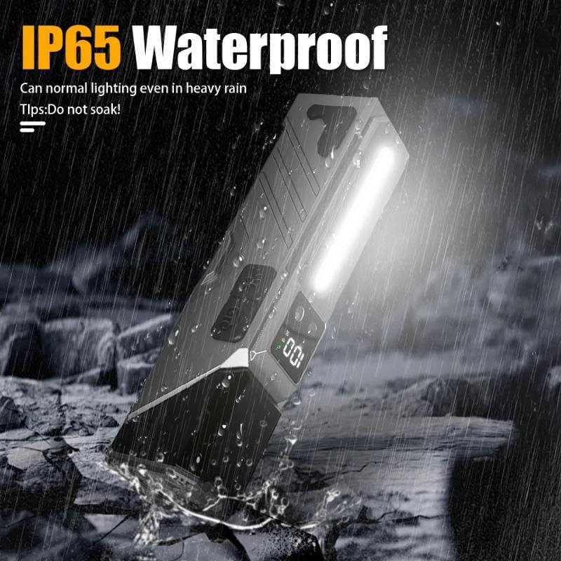 Угловой фонарик USB перезаряжаемый многофункциональный цветной окружающий свет магнитный фонарик, рабочий свет, налобный фонарь, велосипедный