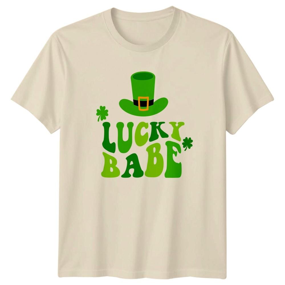 Lucky Babe Unisexs TShirt St Patricks Day Celebration Gift For Her