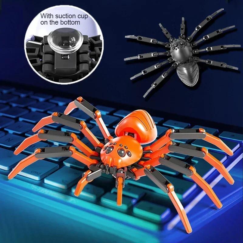 Многосуставный Подвижный Робот 3D-печатные Игрушки Пауки С Присоской Модель Игровые Игрушки Подарок Рождество Инструмент Для Снятия Стресса