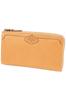 Long Wallet Zipper Genuine Leather Beige [Dakota] L-shaped Women's DA-30732-42