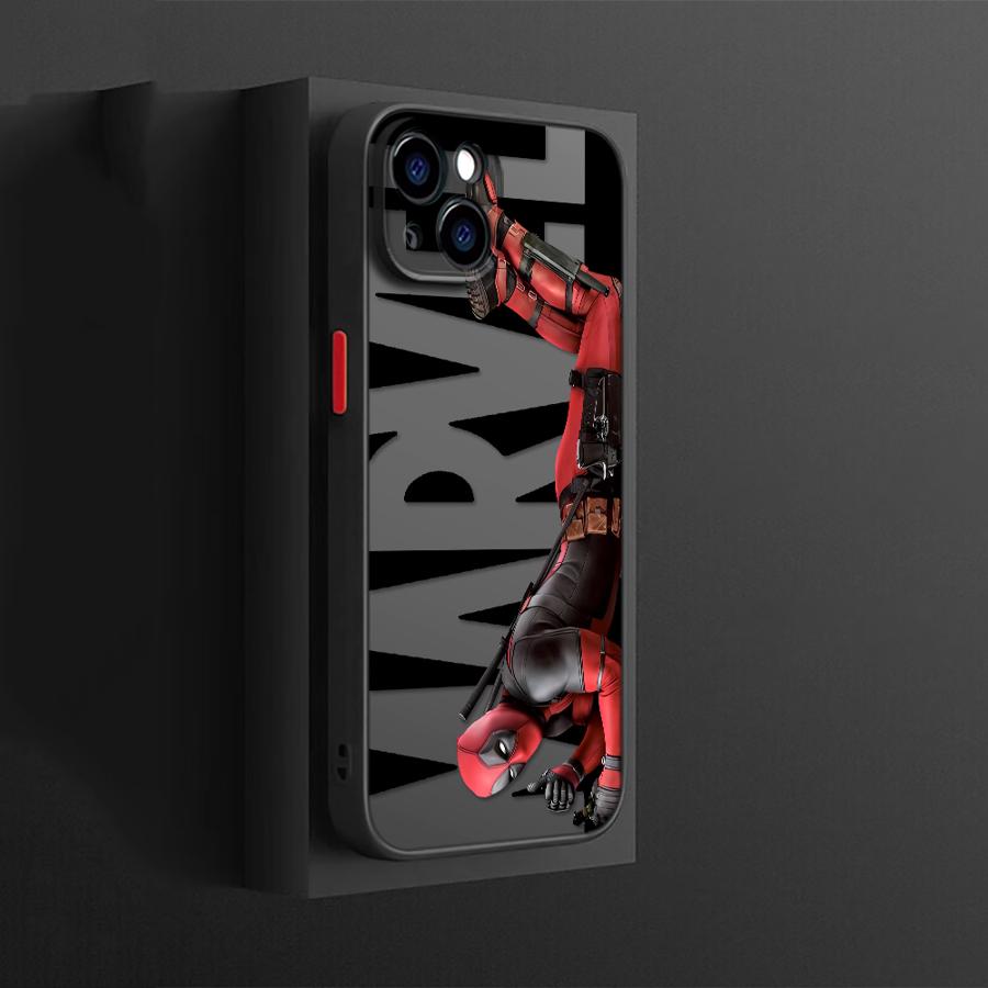 Чехол Marvel Deadpool для iPhone 17 Pro Max 14 16 Plus XS XR 11 7 8 SE 13 Mini 15 12 Air 17e Задняя крышка телефона