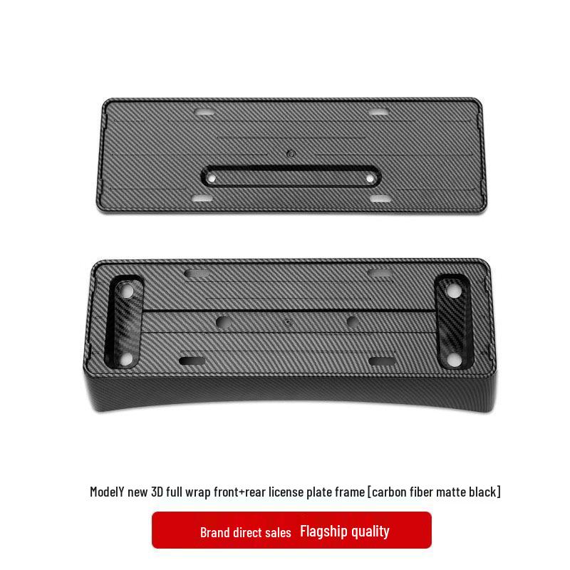 Tesla Model 3/Y License Plate Frame - New Version, Full Protection Holder