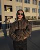Тонкие квадратные солнцезащитные очки 3 demi brown Бренд Популярные Стильные Модные Очки Защита от УФ [Flex] (F L коричневый) Женские Мужские