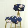 Chair Cover Elastic Universal Round Stool Chair Cover Full Dust Protection Modern Bar Rotating Chair Stool Cover