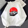 Initial D Hoodie AE86 Unisex Fashion Print Sweatshirt Japanese Long Sleeve Hoodies Men Women Harajuku Anime Sweatshirts Man Cartoon Car