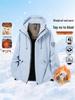 Golden Scale Men's & Women's Winter Waterproof Wool Jacket - 2025 Outdoor Windproof, Thickened for Warmth