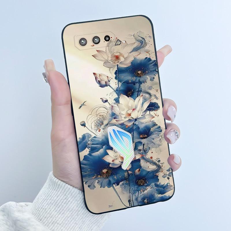 Чехол для Asus Rog Phone 5 Rog 5s ZS673KS ZS676KS Чехол Роскошный Дракон Милый Крутой Для Мальчиков Девочек Мягкий Черный Матовый Силиконовый Задний Чехол