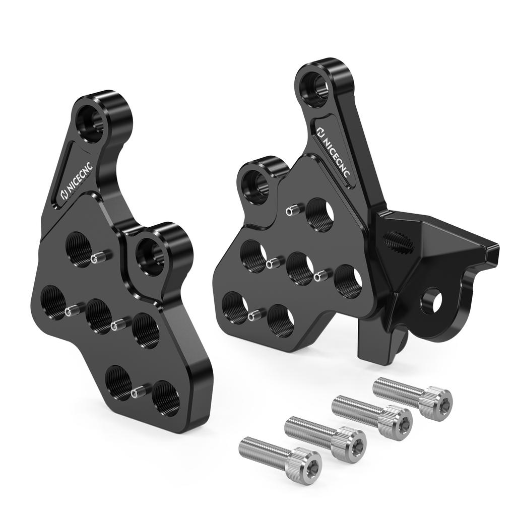 For Surron Light Bee X S L1E For Segway X160 X260 Extender Foot Peg Bracket Package Support Brace Adjustable Kick Stand Aluminum