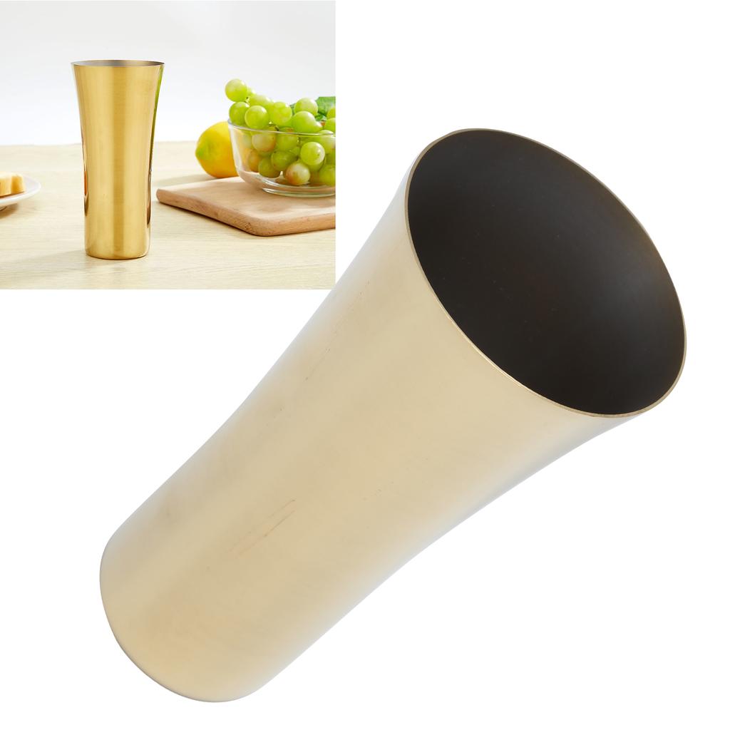 Декоративная кружка из нержавеющей стали для воды, пива, холодных напитков, сока, для дома, ресторана, декор, золото, 395 мл