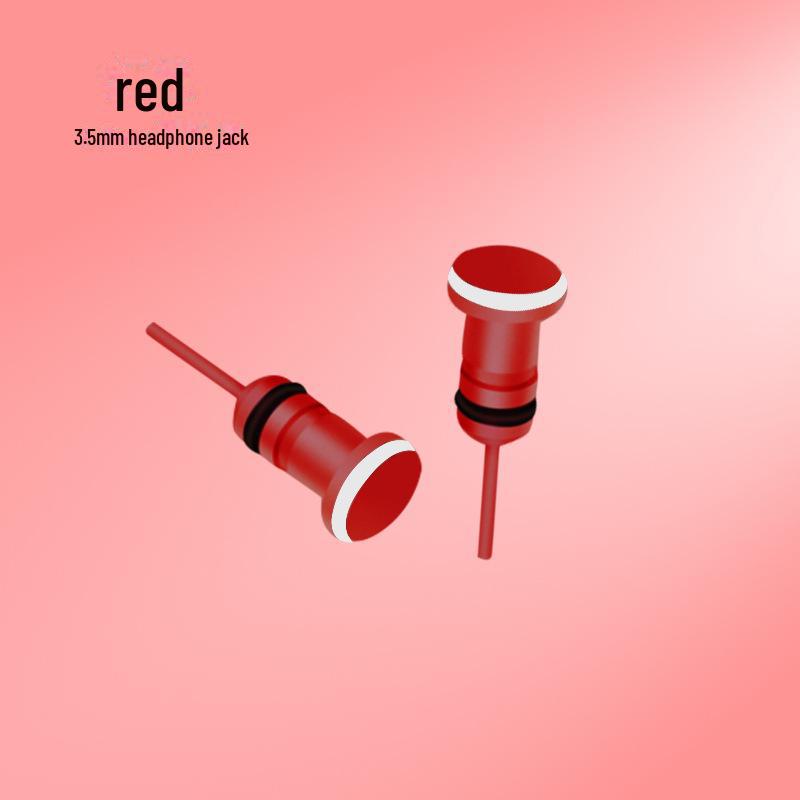 Универсальная металлическая пылезащитная заглушка USB Type-C для Huawei — защищает порт зарядки и разъем для наушников