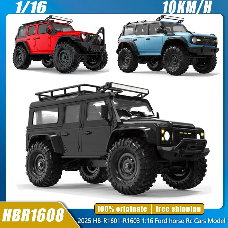 AJH1 HB R1601 R1602 R1603 R1604 R1605 R1606 R1607 R1608 R1609 1/16 RC Car 4x4 RC Offroad Climbing Car Ford Horse Simulation Model Toy
