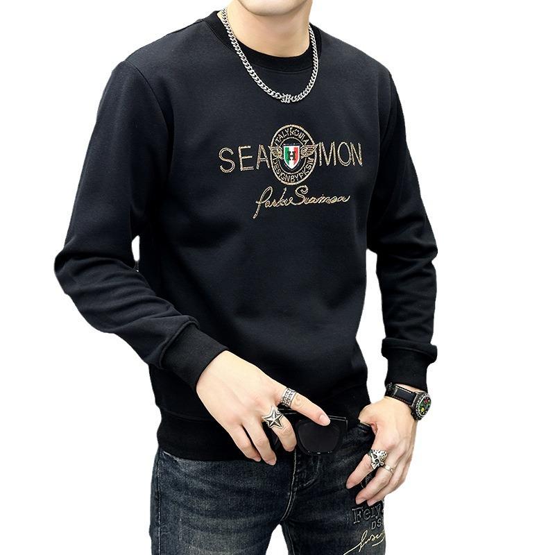 2023 Роскошный европейский мужской свитшот: Высокий класс, Уличная одежда, Коллекция Весна-Осень