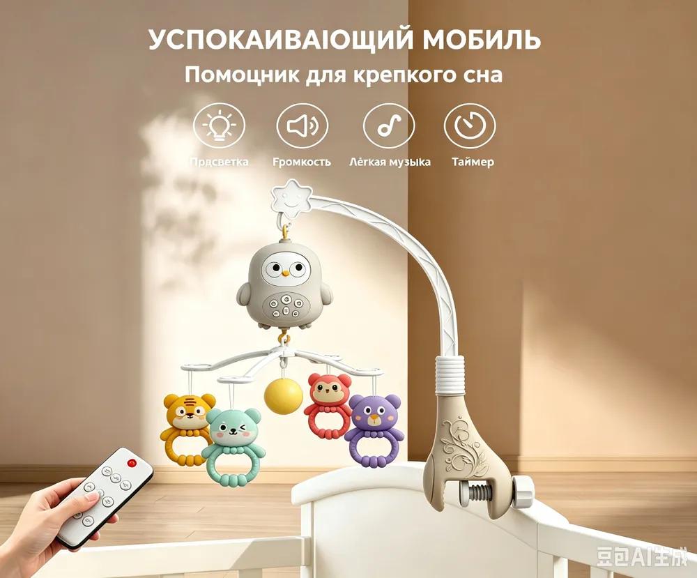 Кроватка-мобиль