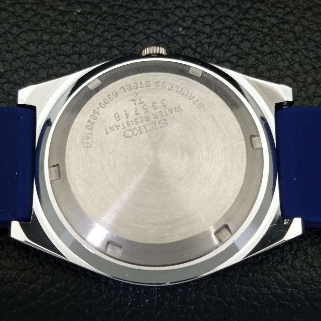ВОССТАНОВЛЕННЫЕ ВИНТАЖНЫЕ МУЖСКИЕ ЧАСЫ SEIKO 5 AUTOMATIC JAPAN С СИНИМ ЦИФЕРБЛАТОМ a434683-2