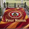 Custom Text Printed Rug Brentford Football Non Slip Floor Carpet For Home Room Decor