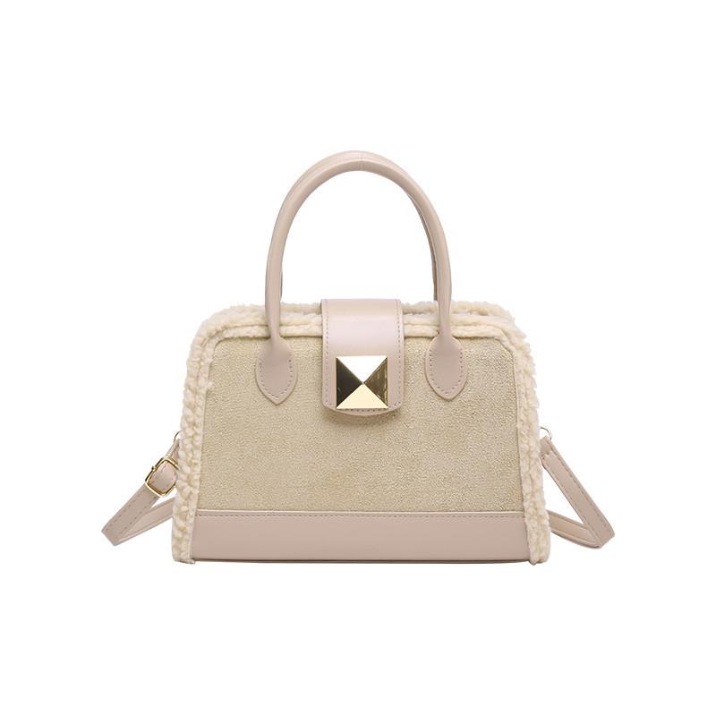 Минималистичная городская трендовая женская маленькая квадратная сумка кроссбоди контрастного цвета для моды