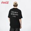 Мужская футболка Coca-Cola 2026 Summer с принтом в стиле distressed, с коротким рукавом
