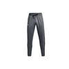 Logo Patch Drawstring Knit Joggers Men Bottoms Grey 1366213-012