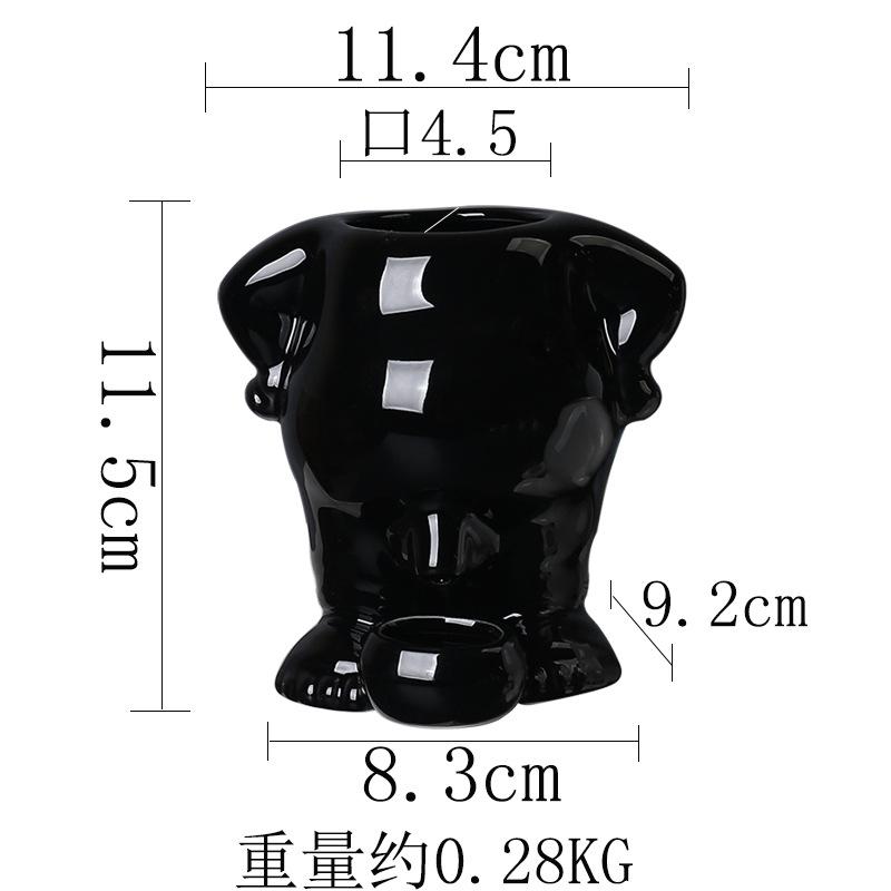 Писающий мальчик Суккулент Керамический цветочный горшок Простой Креативный Настольный Маленький Кактус Цветочная Орнамент