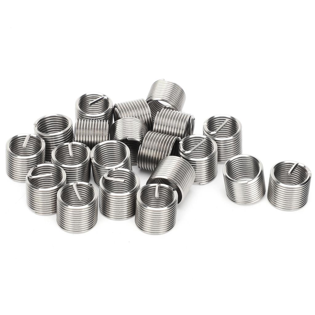 20Pcs Thread Repair Reducer Nut Thread Conversion Sleeve Bushing Screw Fastening M12 X 1.251.5D