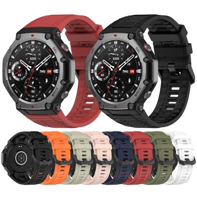 Силиконовый ремешок для часов Amazfit T-REX3, мягкий ремешок для умных часов, спортивный браслет, ремешок для Amazfit T-REX3, аксессуары