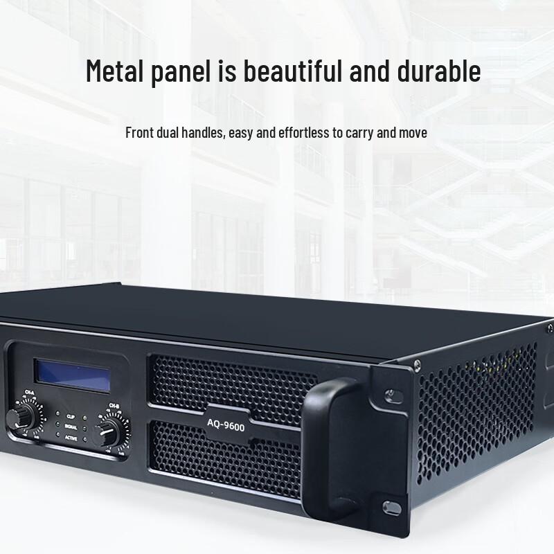 Weishu AQ-91400 Dual-Channel 1400W Conference Audio Power Amplifier (CN version)