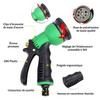 JIATZOCN Watering Guns - 8 Different Models - Connects To a Standard Garden Hose-Green