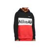 Nike Толстовка с капюшоном с лоскутным узором и логотипом, детские толстовки с капюшоном CJ7842-011