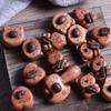 Подвески-бусины из персикового дерева с животными: Креативные DIY украшения из кофейных зерен с изображениями медведя, котенка, собаки и свиньи.