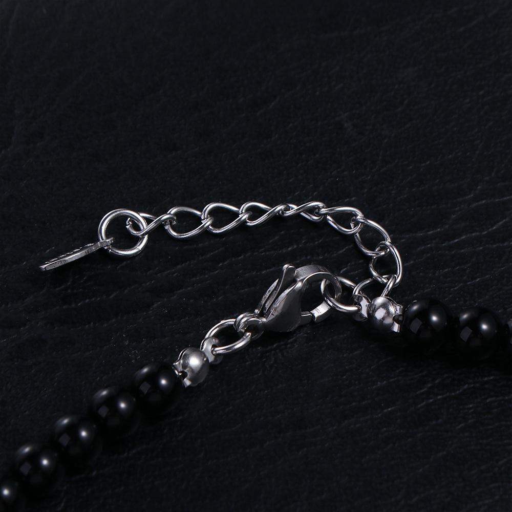 Eye Simple Fashion Stainless Steel Girl Gift Personality Necklace Men Bead Necklace Fashion Jewelry