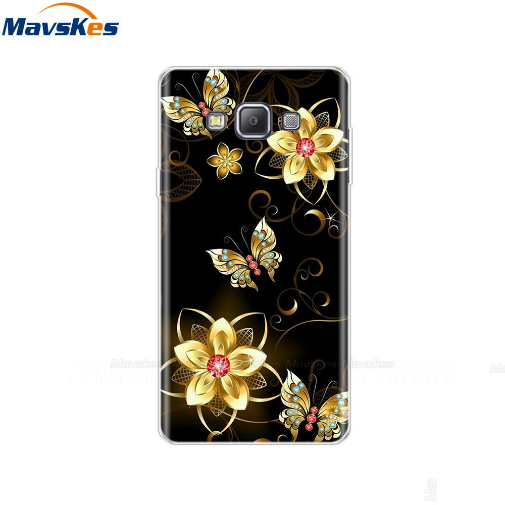 Силиконовый чехол для телефона Samsung Galaxy A3 2015 Цветок Кошка A300 Мягкая ТПУ задняя крышка для Samsung A3 2015 A300H A3000 SM-A300F pop