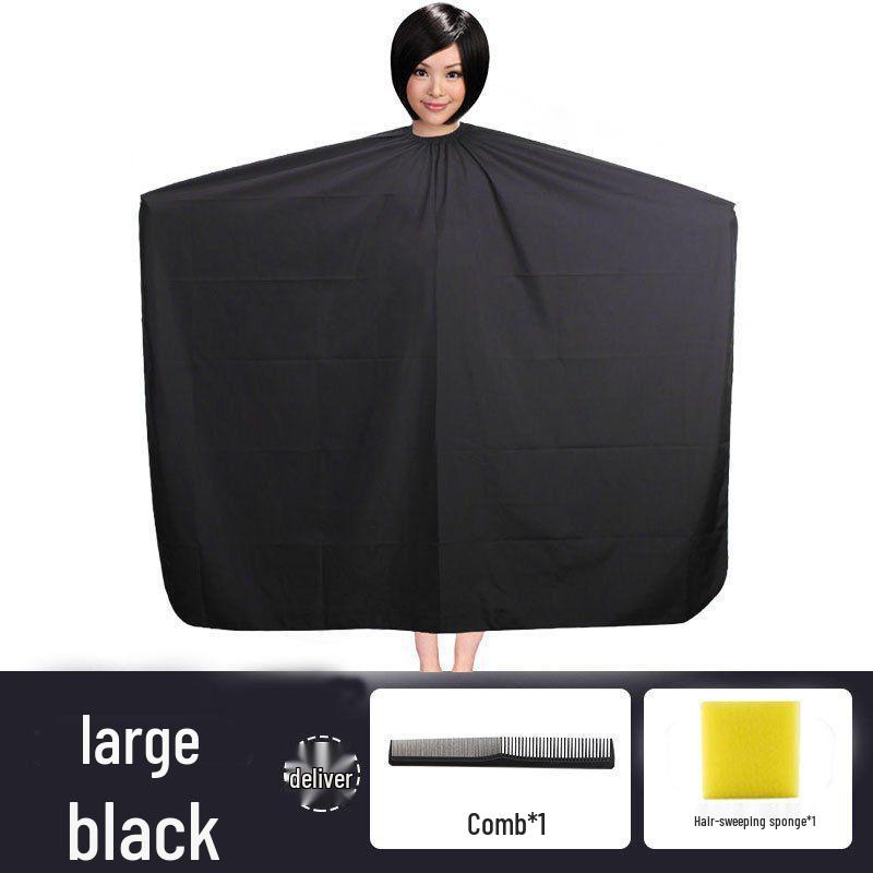 Enlarged Non-Stick Haircutting Cape for Barbers and Home Use