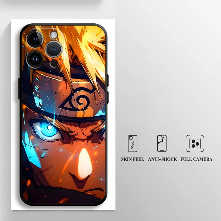 Cool Uzumaki Boruto Case for iPhone 15 16 14 Plus 7 8 17Air 13 12 11 17 Pro Max XR XS Max Black Soft Phone Cover