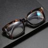 Fashion Reading Glasses Large Frame Anti Blue Light Trendy Eyewear Suitable Reading Books Retro Business Glasses for Man Women