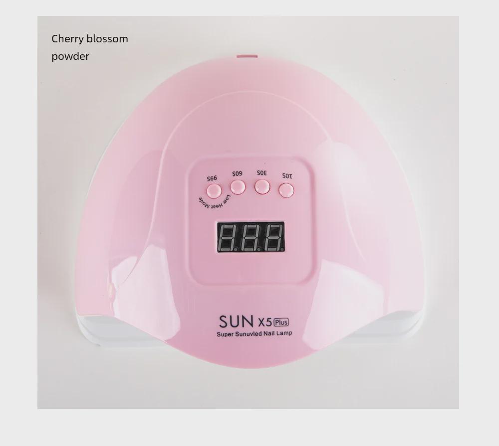 Лампа для ногтей SUNx5 Plus Sunshine: 4-скоростная светодиодная лампа для фототерапии и нанесения лака на ногти высокой мощности