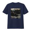 R E M MurMur Rock Band Cotton Black T shirt Size S XL vintage Washed Top For Everyday Wear Versatile graphic Casual Stretched