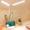 Double-headed Eye Protection Smart Desk Lamp Eye Protection Learning Special Reading Lamp Student Learning Charging Mini Dormitory Small Desk Lamp