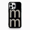 Корейский чехол для телефона с буквами для iPhone 16 15 14 13 12 11 Pro Max X XS XR XSMax 7 8 Plus Глянцевая пленка Мягкий чехол из поликарбоната