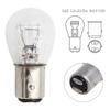 10 шт. DC12V 380 BAY15D 1157 21/5 Вт натуральное белое стекло двойная нить накаливания теплый белый автомобильный DRL стоп-сигнал галогенная лампа