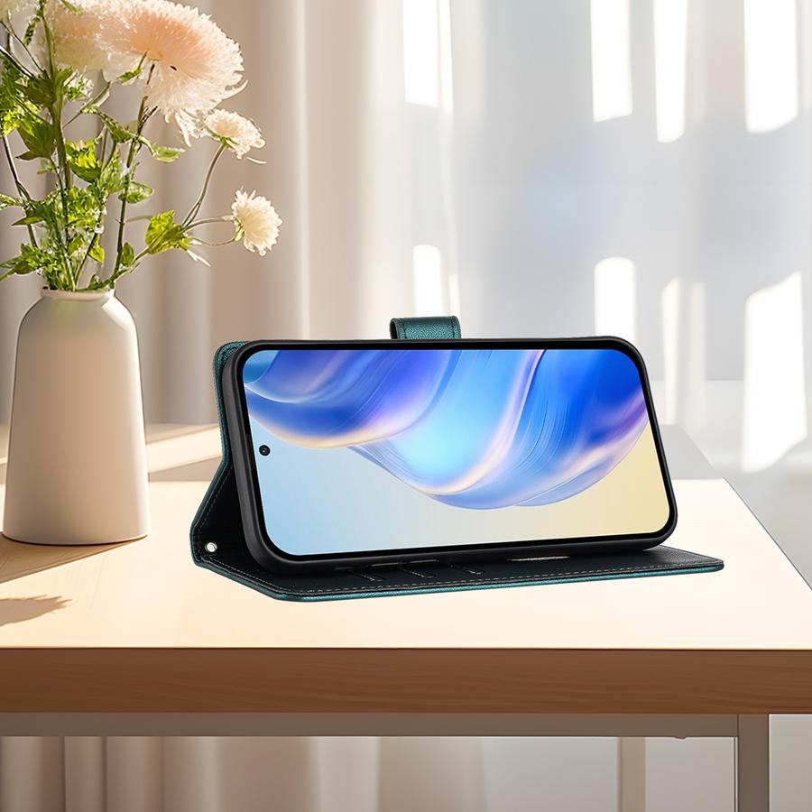 Чехол-кошелек с тиснением 3D и геометрическим узором для Samsung Galaxy A16 A26 A56 A55 A35 A54 A34 S25 S24 S23 S22 iPhone с блокировкой Google RFID и подставкой