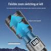 Rechargeable Zoomable Flashlight: Long-Range, Portable, Digital Display for Outdoor, Household, and Emergency Use