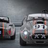 1:22 Shelby Cobra 427 S/C Сплав Спортивный Автомобиль Модель Литьевой Металл Игрушка Классический Ретро Гоночный Автомобиль Автомобили Модель Звук Свет Подарок для Детей