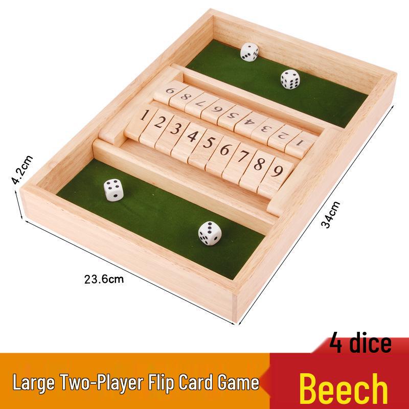 Детская карточная игра с перекидыванием чисел: Образовательные, Развлекательные, Четырехсторонние настольные и реквизит для питьевой игры для вечеринок