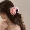 Вышитая Цветочная Заколка-Краб для Волос для Женщин Летняя Розовая Милая Заколка Краб для Волос Головной Убор для Девочек Путешествия Фото Аксессуары для Волос
